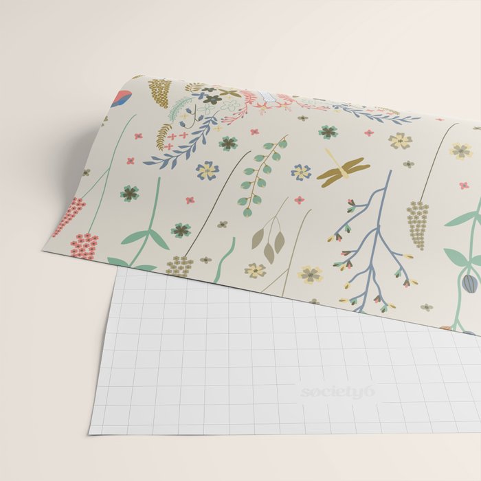 Wildflower Meadow Wrapping Paper Gallery Image 2