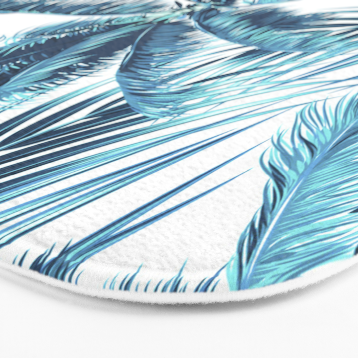South Pacific palms II - oceanic Bath Mat Gallery Image 3