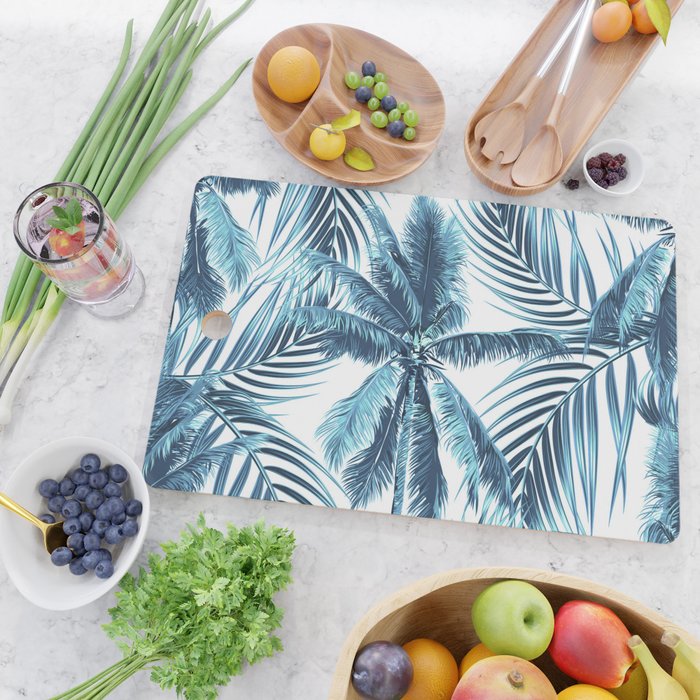 South Pacific palms II - oceanic Cutting Board Gallery Image 2