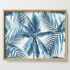 South Pacific palms II - oceanic Serving Tray Gallery Image 1