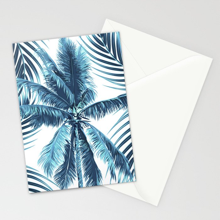 South Pacific palms II - oceanic Stationery Card Gallery Image 2