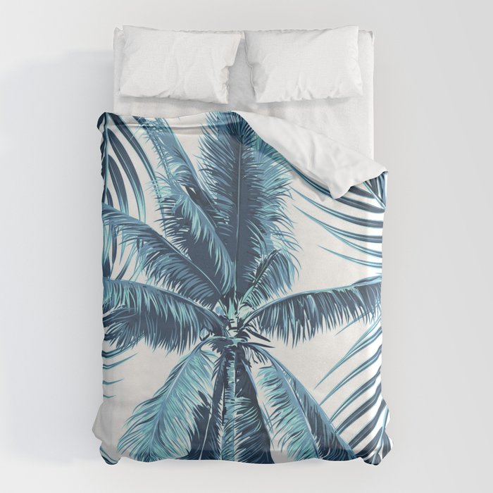 South Pacific palms II - oceanic Duvet Cover Gallery Image 6