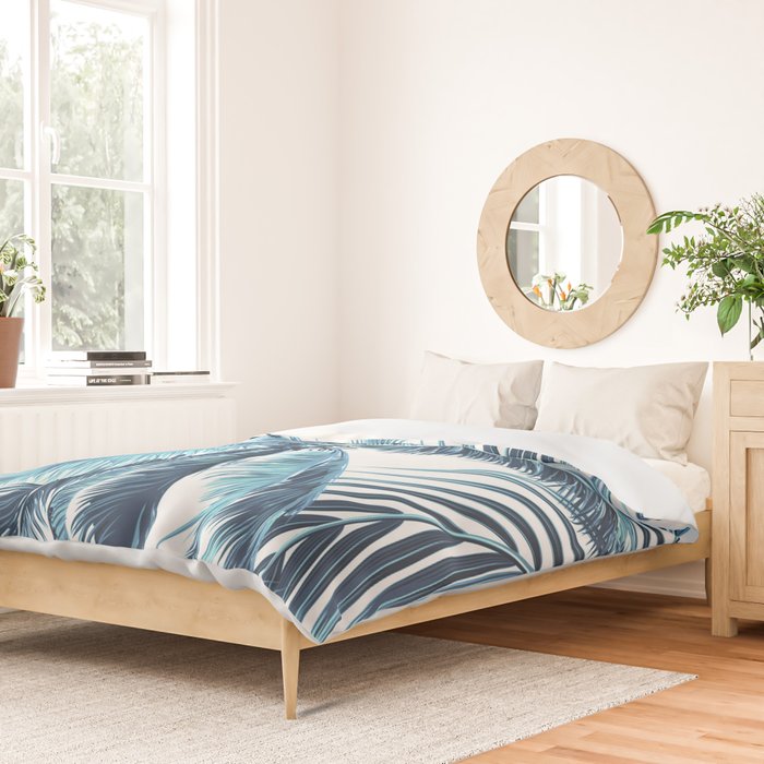 South Pacific palms II - oceanic Duvet Cover Gallery Image 2