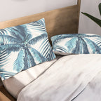 South Pacific palms II - oceanic Pillow Sham Gallery Image 2