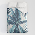 South Pacific palms II - oceanic Comforter Gallery Image 6