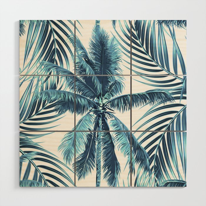 South Pacific palms II - oceanic Wood Wall Art Gallery Image 1