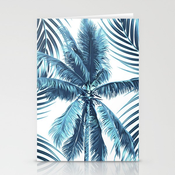South Pacific palms II - oceanic Stationery Card Gallery Image 1