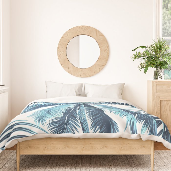 South Pacific palms II - oceanic Duvet Cover Gallery Image 3