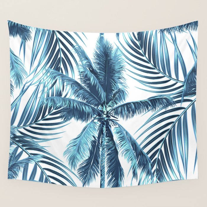 South Pacific palms II - oceanic Wall Tapestry Gallery Image 1
