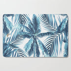 South Pacific palms II - oceanic Cutting Board Gallery Image 1