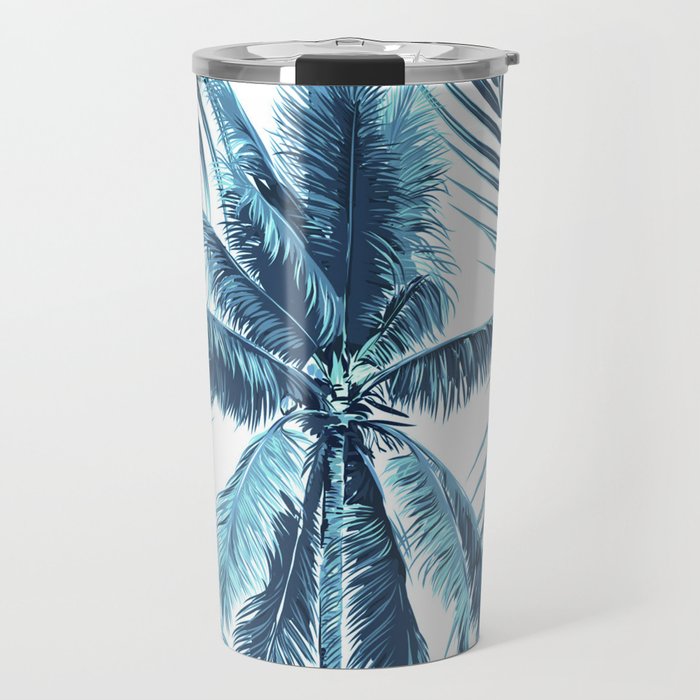 South Pacific palms II - oceanic Travel Mug Gallery Image 1