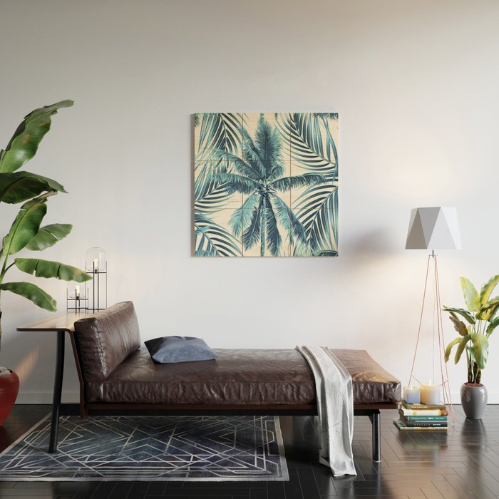 South Pacific palms II - oceanic Wood Wall Art Gallery Image 2