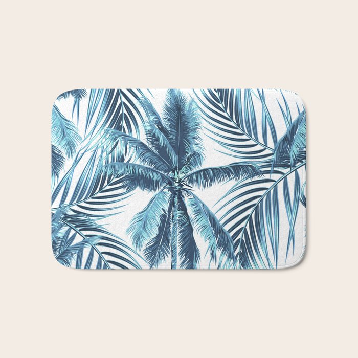 South Pacific palms II - oceanic Bath Mat Gallery Image 1