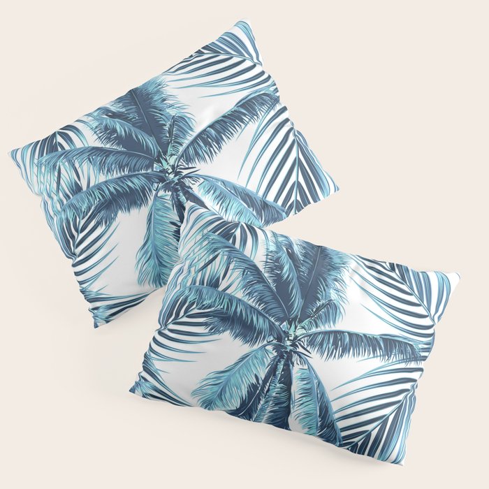 South Pacific palms II - oceanic Pillow Sham Gallery Image 1