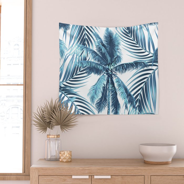 South Pacific palms II - oceanic Wall Tapestry Gallery Image 2