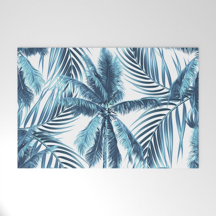 South Pacific palms II - oceanic Welcome Mat Gallery Image 1