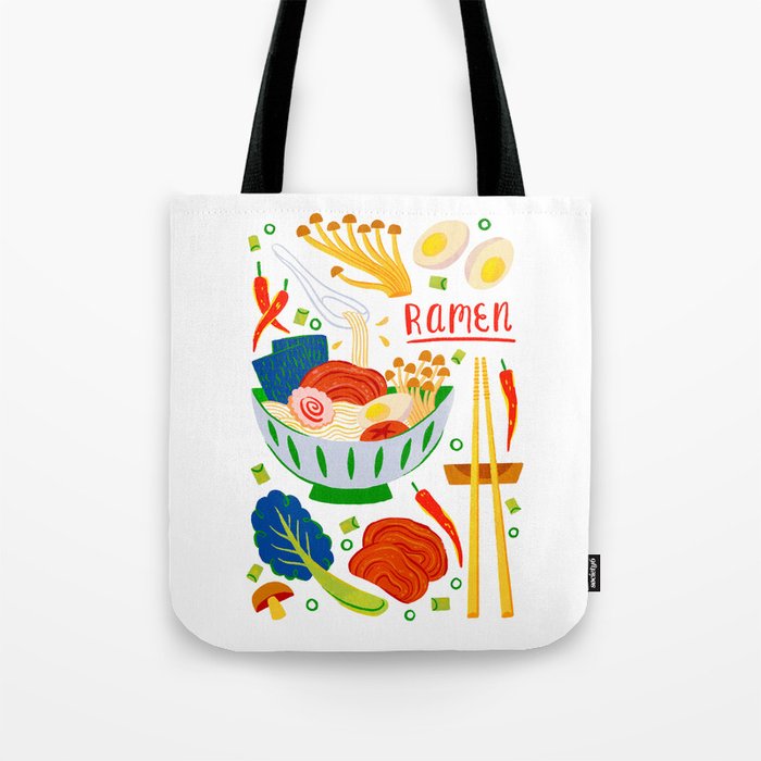 Ramen Noodles Tote Bag Gallery Image 1