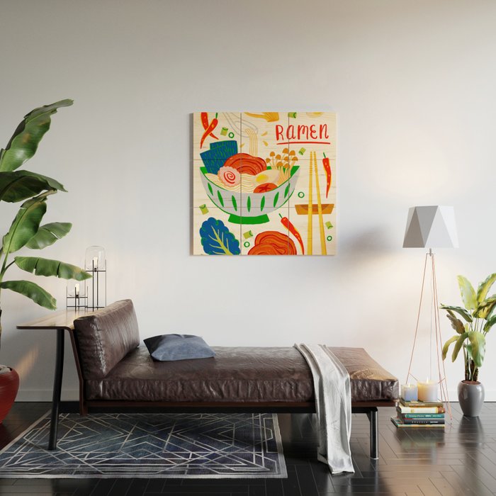 Ramen Noodles Wood Wall Art Gallery Image 2