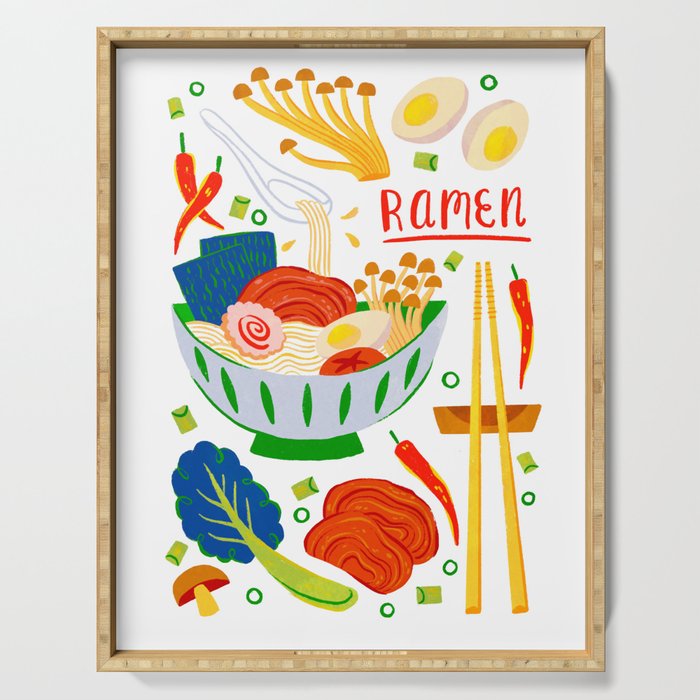 Ramen Noodles Serving Tray Gallery Image 1