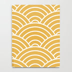 Sunshine Yellow Wave Pattern Notebook Gallery Image 4