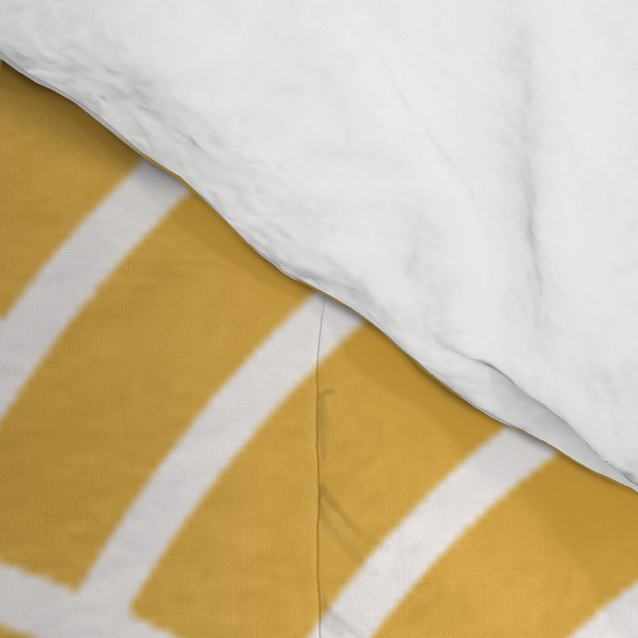 Sunshine Yellow Wave Pattern Comforter Gallery Image 4
