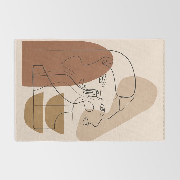 Abstract Faces 5  Rug Gallery Image 2