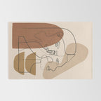 Abstract Faces 5  Rug Gallery Image 2