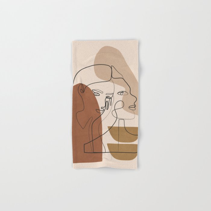 Abstract Faces 5  Bath Towel Gallery Image 1