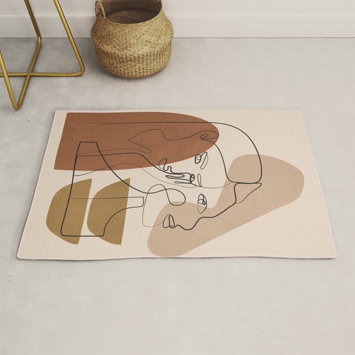 Abstract Faces 5  Rug Gallery Image 1