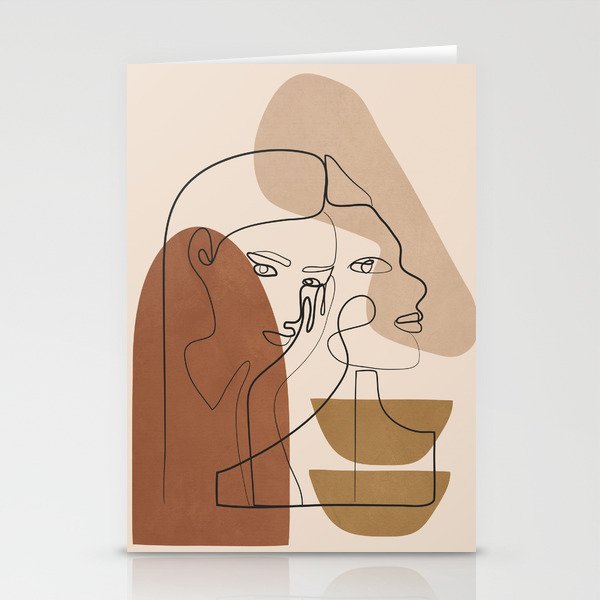 Abstract Faces 5  Stationery Card Gallery Image 2