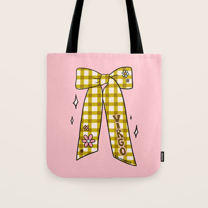 Virgo Bow Tote Bag Gallery Image 1