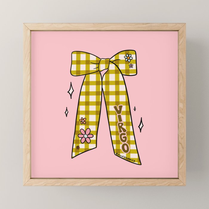 Virgo Bow Mini Art Print Gallery Image 1