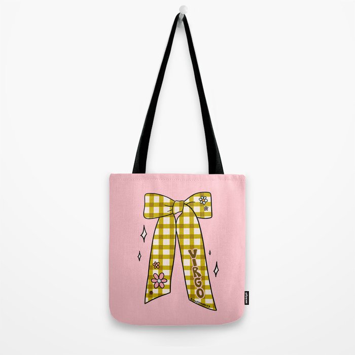Virgo Bow Tote Bag Gallery Image 2