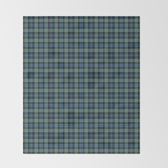 Clan Mackenzie Ancient Tartan Throw Blanket Gallery Image 2