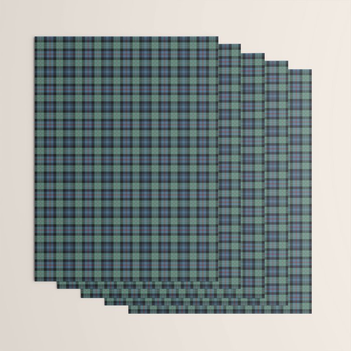 Clan Mackenzie Ancient Tartan Wrapping Paper Gallery Image 3