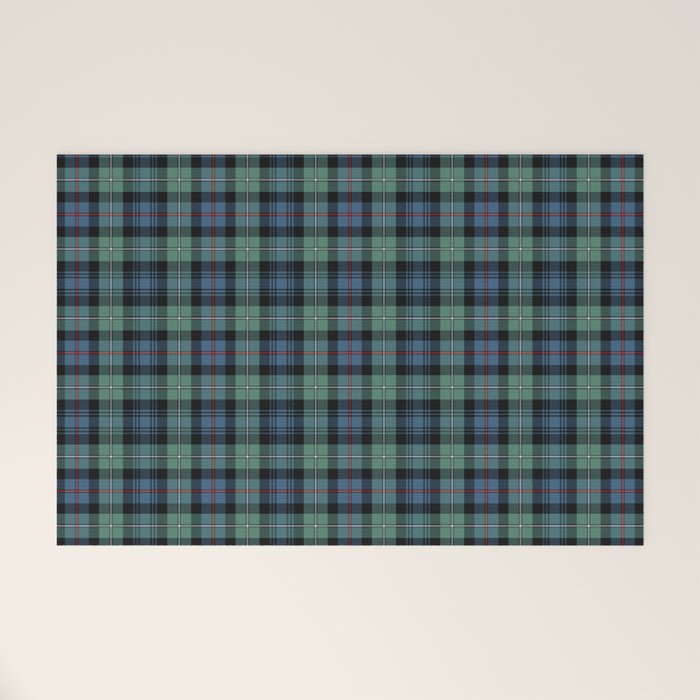 Clan Mackenzie Ancient Tartan Welcome Mat Gallery Image 1