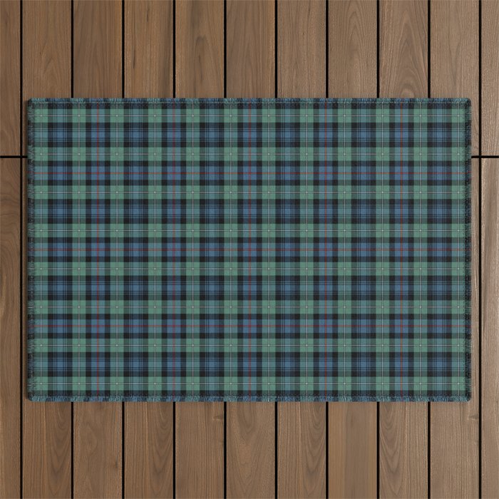 Clan Mackenzie Ancient Tartan Outdoor Rug Gallery Image 1