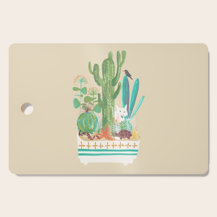 Desert planter Cutting Board Gallery Image 1