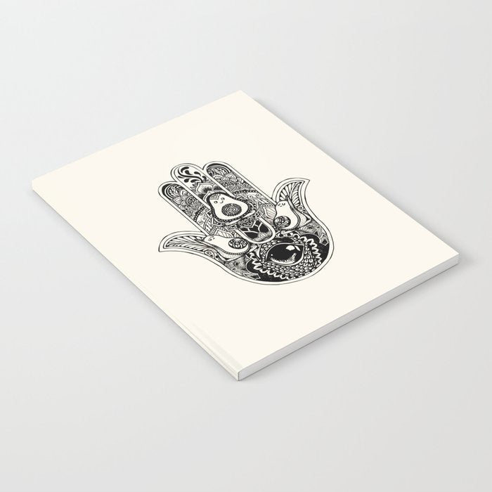 Hamsa Hand Avocado Notebook Gallery Image 2