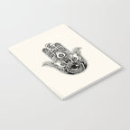 Hamsa Hand Avocado Notebook Gallery Image 2