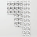 White Faux Marble Texture Wallpaper Gallery Image 3