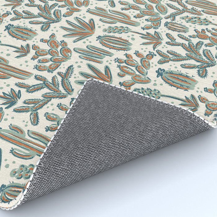 Cactus Desert - sage and copper Rug Gallery Image 4