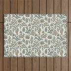 Cactus Desert - sage and copper Outdoor Rug Gallery Image 1
