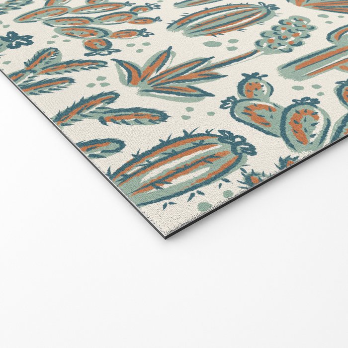 Cactus Desert - sage and copper Welcome Mat Gallery Image 2