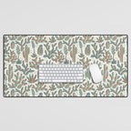 Cactus Desert - sage and copper Desk Mat Gallery Image 1
