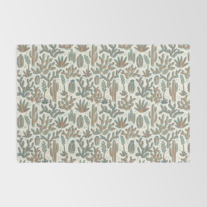 Cactus Desert - sage and copper Rug Gallery Image 2