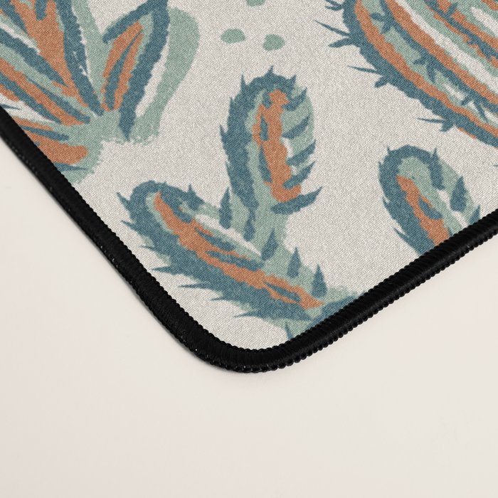 Cactus Desert - sage and copper Desk Mat Gallery Image 4