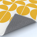 Mid Century Modern Geometric 04 Yellow Rug Gallery Image 4
