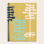 Abstract jungle - mustard Notebook Gallery Image 4