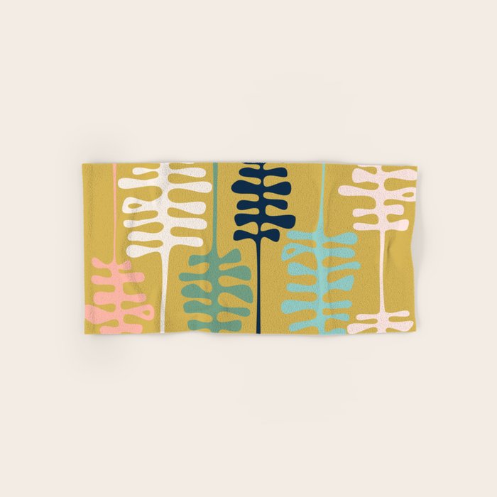Abstract jungle - mustard Towels Gallery Image 1